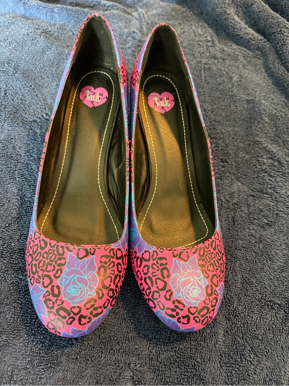 Pink Leopard & Rose heals- Women's Fashion Shoes